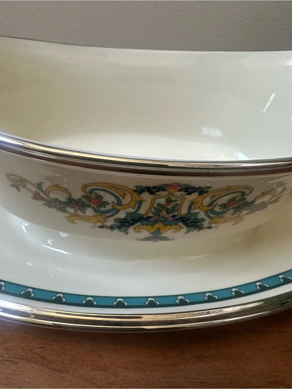 Vintage Lenox Fair Lady Gravy Boat